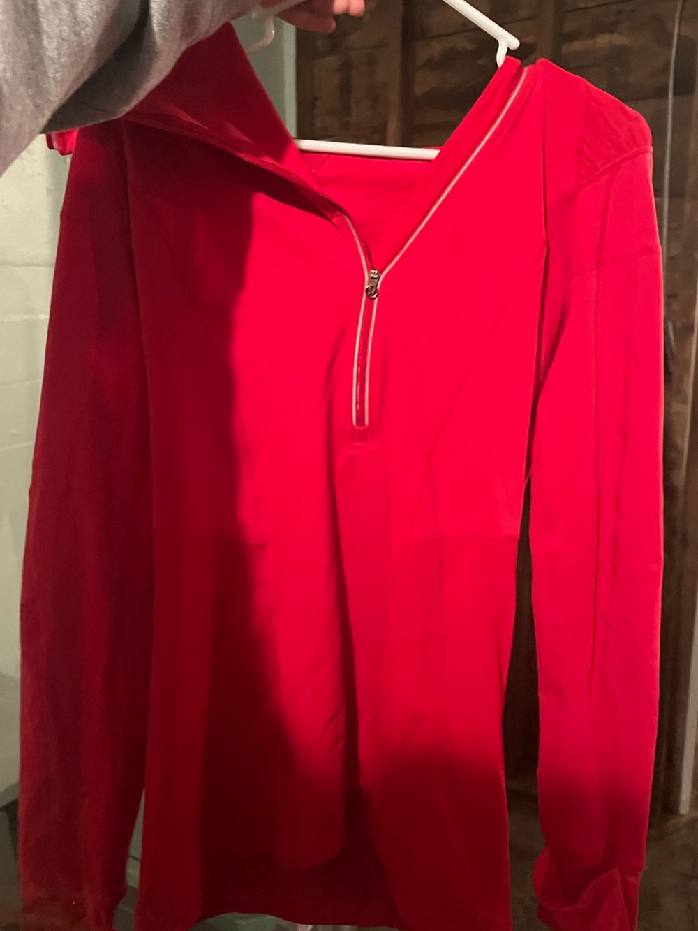 Women’s Lululemon Red Quarter-Zip